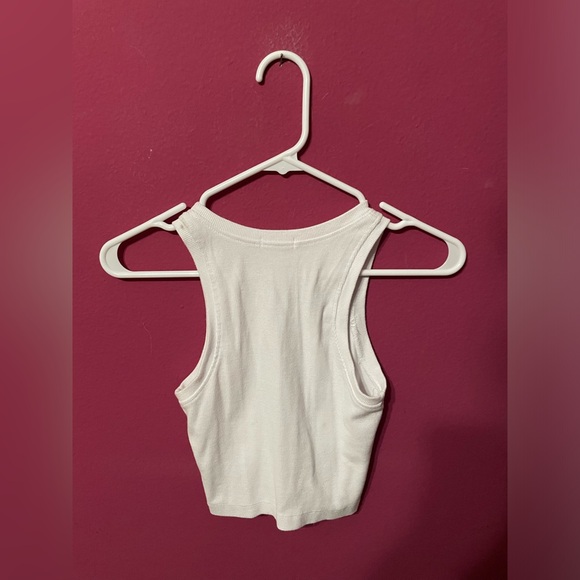 Bozzolo White Racerback Top - Picture 3 of 5